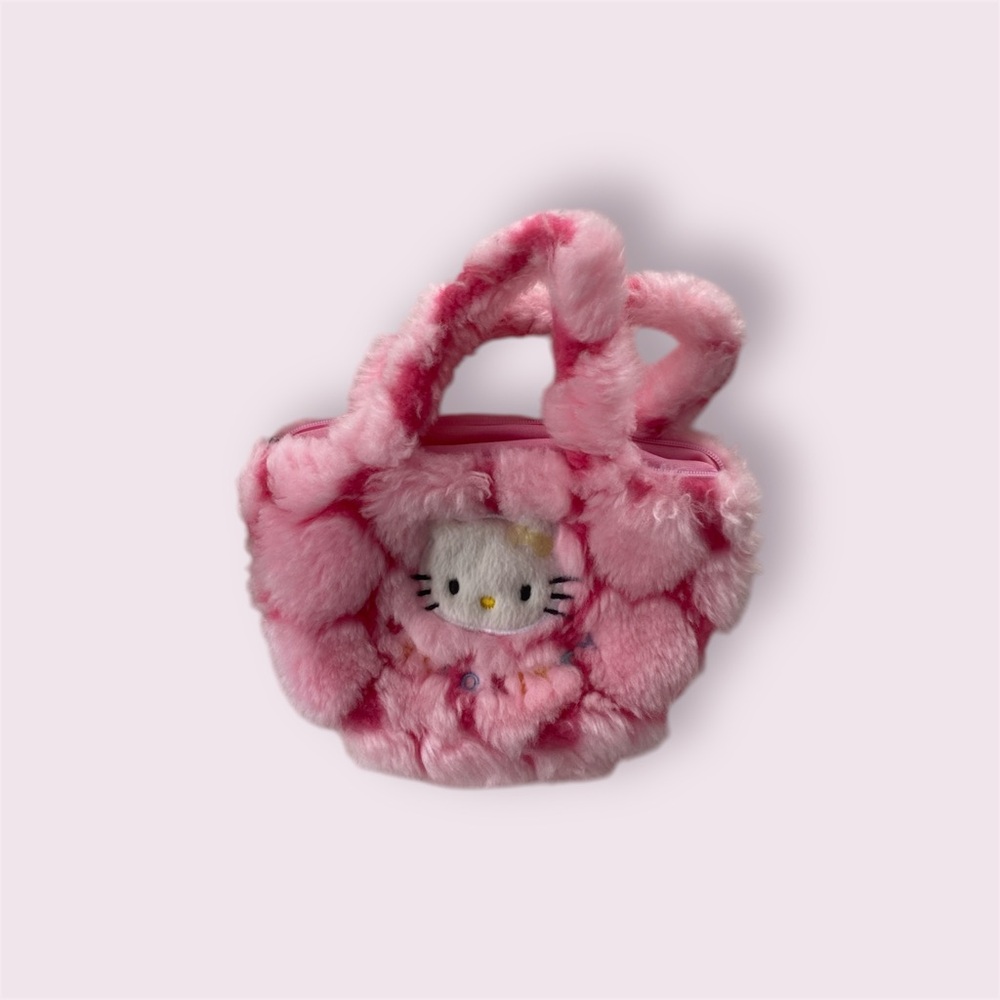 Hello Kitty Pink Plush Handbag